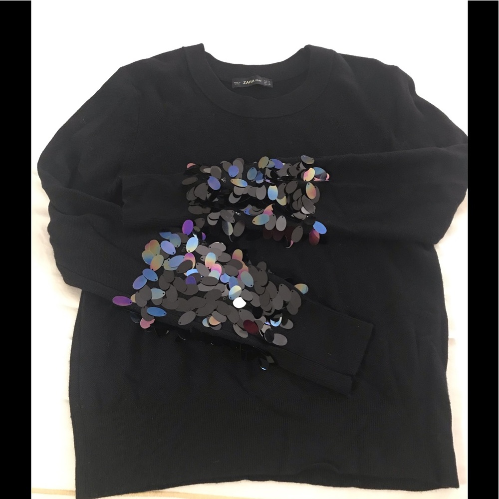 Zara Navy Top size Small